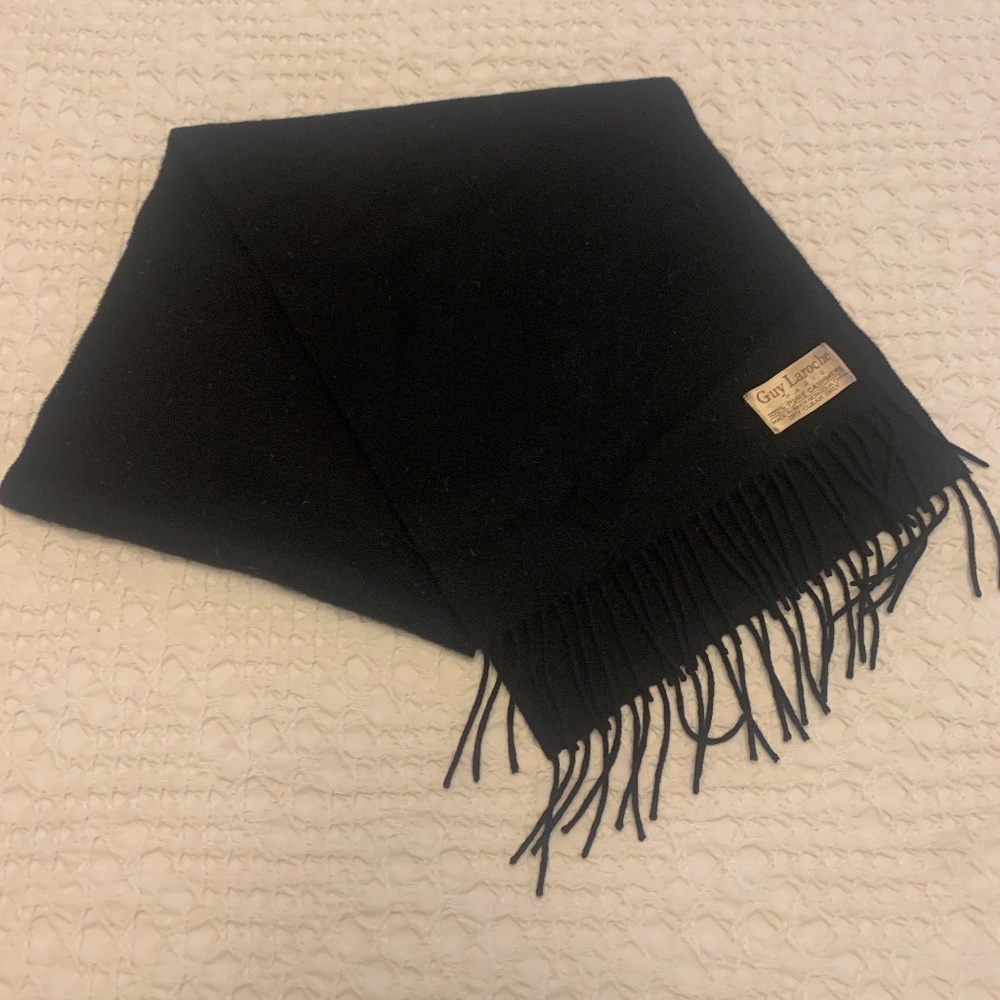 Men's Unisex Guy Laroche Paris Cashmere Scarf